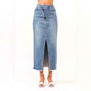 Asymmetrical Denim Skirt NWT